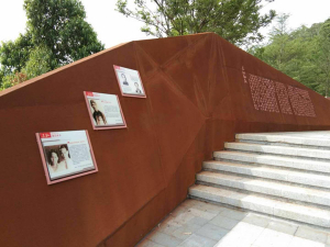 枣阳耐候钢挡土墙